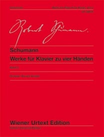 Schumann: Works for Piano (4 Hands) Volume 2 published by Wiener Urtext